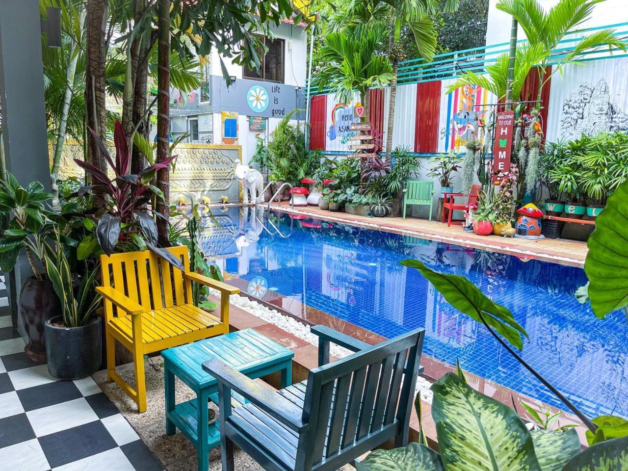 Asanak D'Angkor Boutique Hotel Сием Реап Екстериор снимка