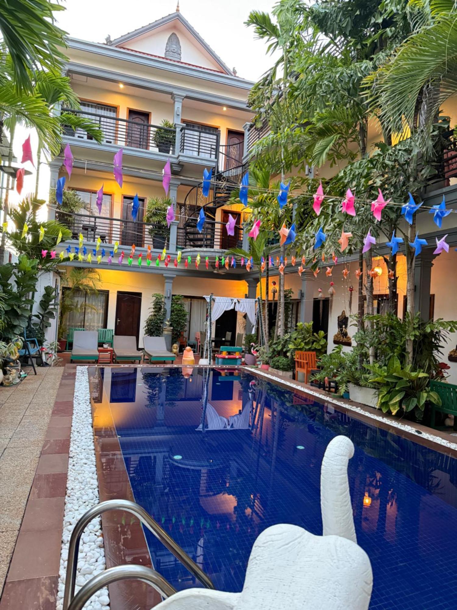 Asanak D'Angkor Boutique Hotel Сием Реап Екстериор снимка